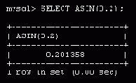 Математические функции MySQL
