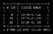 Выбор данных с помощью Date